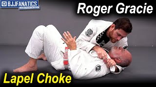 BJJ Basics  Lapel Choke by Roger Gracie [upl. by Treve]