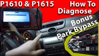 Diagnosing P1610 n P1615 Nissan code can it be fixed  bonus park brake bypass [upl. by Fruma]