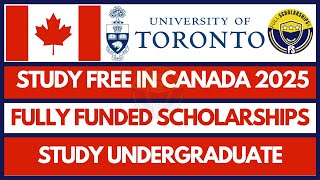 Canada Scholarships  Lester B Pearson International Student Scholarship Toronto University 202425 [upl. by Glarum]