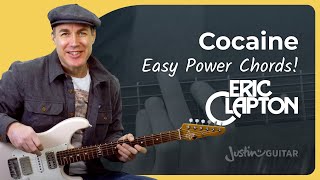 Cocaine Easy Guitar Lesson  Eric Clapton [upl. by Draude]