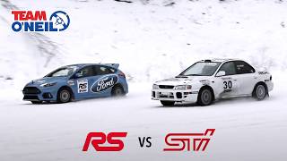 2016 Ford Focus RS vs Subaru STI Powered Rally Car [upl. by Colvin505]