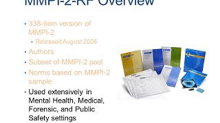 MMPI2RF Basic Overview [upl. by Alla]