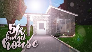 Roblox  Bloxburg 5k Budget House  House Build no gamepass [upl. by Aneloj191]