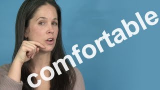 How to Pronounce COMFORTABLE  AMERICAN ENGLISH PRONUNCIATION [upl. by Arola]