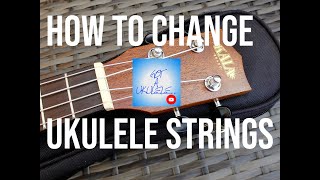 How To Change Ukulele Strings  Got A Ukulele Beginners Guide [upl. by Sawtelle421]