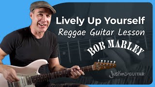 How to play Lively Up by Bob Marley  Reggae Guitar Lesson [upl. by Shaun175]