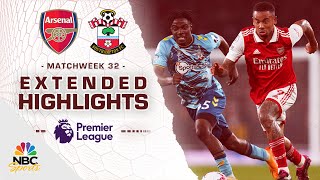 Arsenal v Southampton  PREMIER LEAGUE HIGHLIGHTS  4212023  NBC Sports [upl. by Cimah808]