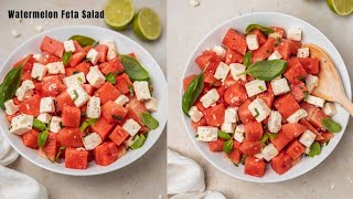 Watermelon Feta Salad [upl. by Latsyrk]