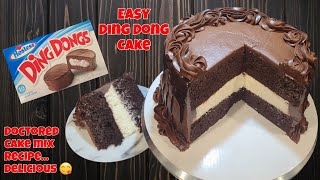 Easy Yummy Ding Dong Cake recipe [upl. by Lauhsoj172]