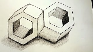 How To Draw 3D Optical Illusions ✍ Inseparable [upl. by Auohs]