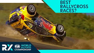 BEST of RALLYCROSS World RX crashes epic overtakes roll overs spins and more [upl. by Joelly]