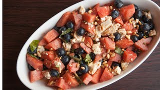 Watermelon Feta Salad [upl. by Curkell]