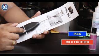 IKEA MILK FROTHER Review amp Battery Installation [upl. by Iggem]