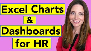 How to Create Charts and Dashboards in Excel FREE HR Dashboard Template [upl. by Anaderol]