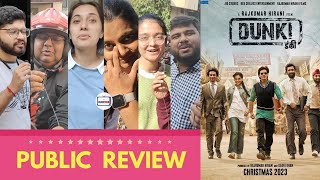 Dunki PUBLIC REVIEW  First Day First Show  SRK  Rajkumar Hirani [upl. by Maura]