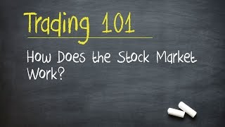 Trading 101 How Does the Stock Market Work [upl. by Roxanna]