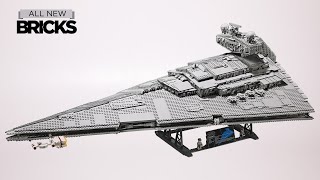 Lego Star Wars UCS 75252 Imperial Star Destroyer Speed Build [upl. by Shlomo]