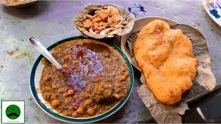 Delhi ke sabse alag Chole Bhature Indian Street Food at its best [upl. by Eserahs]