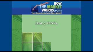 How To Buy Stocks On HowTheMarketWorkscom [upl. by Atikin]