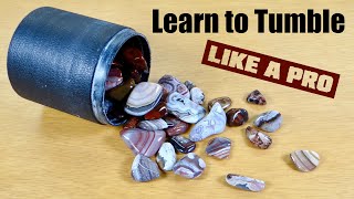 Rock Tumbling Tutorial for Rotary Tumblers and Ceramic Media [upl. by Dnyletak]