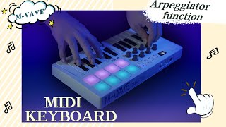 SMK25 MIDI Keyboard Arpeggiator function [upl. by Monteith]