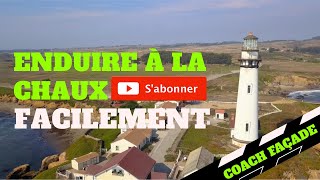 ✅ ENDUIT mur extérieur  à la CHAUX [upl. by Letram709]