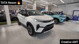 TATA Nexon facelift 2023 🔥 CREATIVE AMT petrol ₹1393145 Lakh [upl. by Amby453]