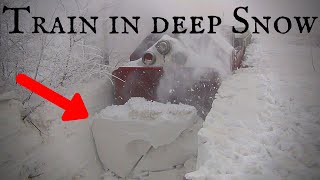 World Record Train Snow Plowing in Action [upl. by Gilud411]