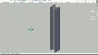 How to make I beam in AutoCAD [upl. by Rennob713]