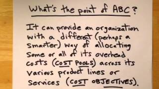 ActivityBased Costing ABC A Simple Explanation [upl. by Uehttam484]