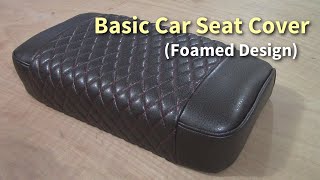 Basic Car Seat Cover  Car Upholstery Training for Beginners [upl. by Alissa]