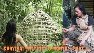 Survival Instinct  The 6 Month Survival Challenge In The Jungle  part 4 [upl. by Yewed404]