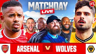 Arsenal 21 Wolves  Match Day Live [upl. by Babby641]