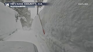 EXTREME Snow in Sierra Nevada [upl. by Atiuqnahs]