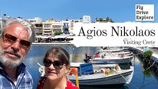 Whats It Like In Agios Nikolaos Crete  A Walk Into Town From Almyros Beach [upl. by Akeemahs]