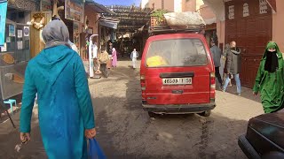 Walking Tour of Real MARRAKECH — Morocco Africa Video Walk【4K】🇲🇦 [upl. by Christenson]