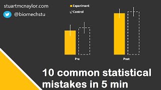 Ten Statistical Mistakes in 5 Min [upl. by Rimidalv]