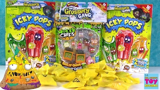 Grossery Gang Palooza Icky Pops amp Moldy Chips Opening  PSToyReviews [upl. by Joete]