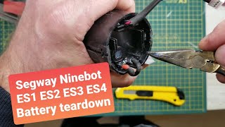 Segway Ninebot Internal Battery Teardown [upl. by Narda]