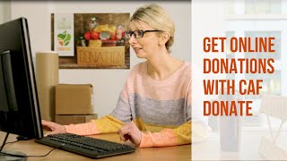 Get online donations for your charity with CAF Donate [upl. by Amabel]