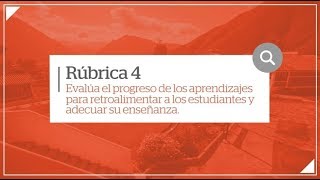 Rúbricas de observación de aula 4  Ministerio de Educación [upl. by Harms387]