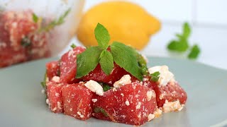 Watermelon Feta Salad [upl. by Ljoka]