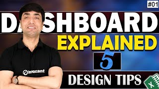 How to build interactive Excel Dashboards Explained  5 Design tips for better dashboard [upl. by Levesque]
