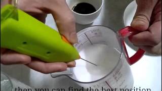 How To Make Latte Art with Mini Milk Frother [upl. by Philipson]