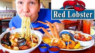 Red Lobster • Ultimate Seafood Feast • MUKBANG [upl. by Arimlede]