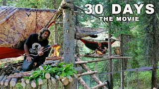 Ovens 30 Day Survival Challenge THE MOVIE Canadian Rockies [upl. by Khalid]