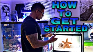 HOW to set up your FIRST SALTWATER AQUARIUM [upl. by Alston]