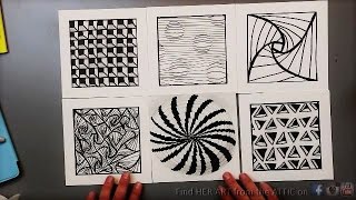 6 Optical Illusion Drawing Techniques amp Patterns [upl. by Madella]