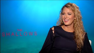 BLAKE LIVELY interview  THE SHALLOWS DEADPOOL [upl. by Kcyrred385]