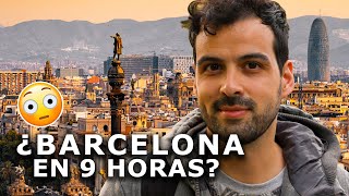 ¿Se puede conocer BARCELONA en SOLO 9 HORAS Los LUGARES QUE DEBES VER en la ciudad condal [upl. by Lukey]